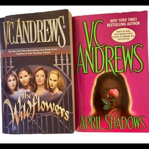 5 V.C. Andrews Books 4 Wildflowers Books & 1st in The April Taylor Series